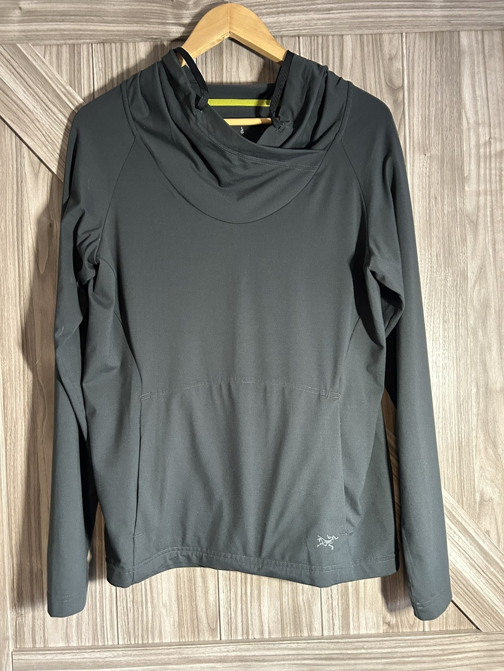 Arc'teryx Varana Cowl Neck Pullover Hoody - Women's Large Green